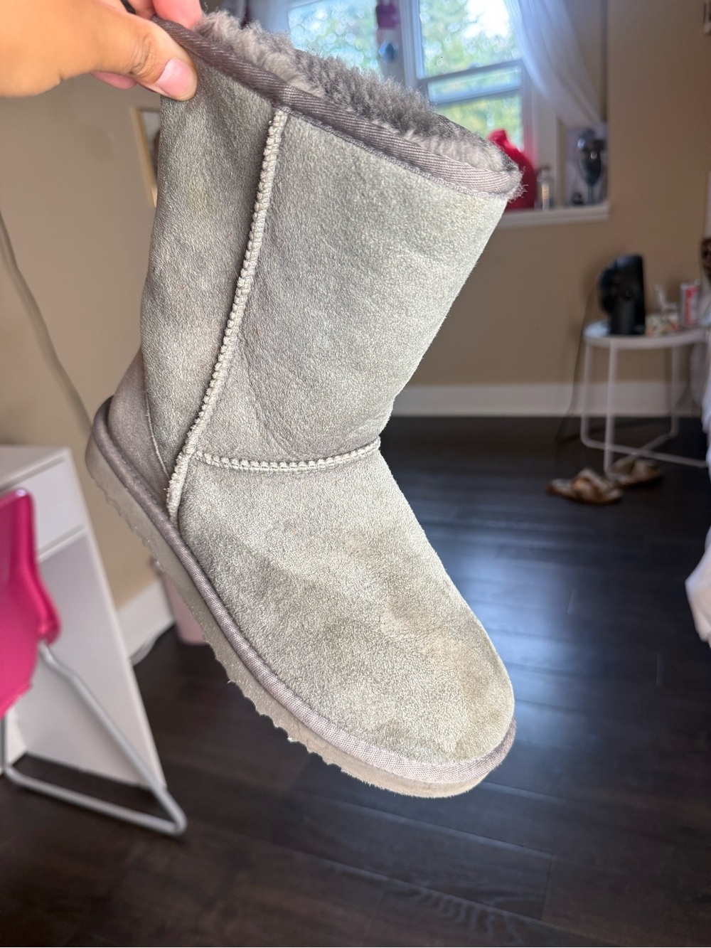 🤍 UGG Australia Classic‎ Short II Boots – Grey Sheepskin - Picture 14 of 16